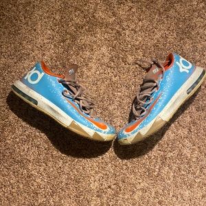 Mens KD 6 Blue Crab size 9.5